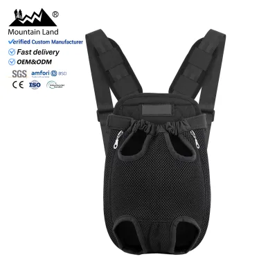 Pet Carrier Backpack Adjustable Pet Front Cat Dog Carrier Backpack Travel Bag Legs Out Easy-Fit