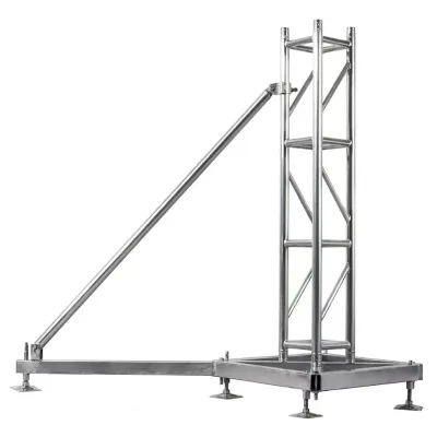 Practical Sturdy TUV-Certified Iron Aluminium Alloy Lighting Truss System Square Performance Base Plate Advantage for Stage