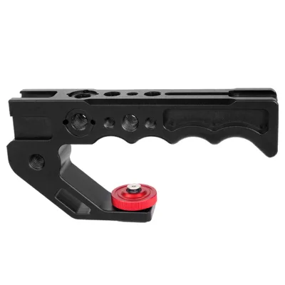 NSH Camera Top Handle With Locating Hole Portable Cold Shoe Grip Mount for DSLR Canon Camera Cage