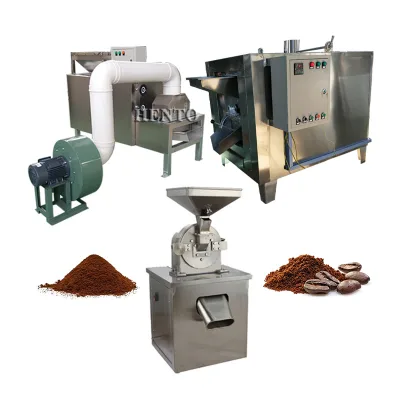 Hot Sale Coffee Bag Packaging Equipment / Electric Coffee Roaster / Coffee Roasters with Grinder Milling Machine