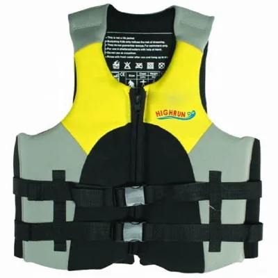 New Popular Water Park Neoprene Life Jacket with Fashion Design Marine Thin Life Jacket for Adults