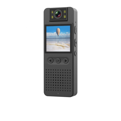 Portable Body Camera Video 1080P Camera Wireless Camera Motion Detection Wearable Pocket Camcorders Display Screen Cam