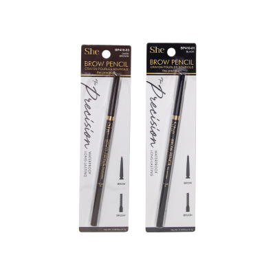 Ready to Ship Eyebrow Makeup Products Cheap Wholesale Stocks or Custom Private Label Double Heads Eyebrow Pencil