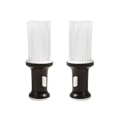 Premium Nylon Bristle Salon Sweeping Hair Brush Neck Plastic Cleaning Hair Shaving Brush for Salon Men
