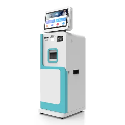 18.5 Inch HD Touch Screen External Speakers Self Service Kiosk for Government