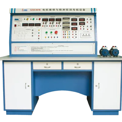 Practical Mechatronics Motor Repair Testing Simulator Electrician Training Assessment Equipment Sanxiang Brand GZSX-608D ISO9001