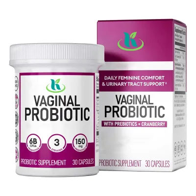 Female Probiotic Supplements with Cranberry Extract Delayed Release Capsules for Travel Female Probiotics