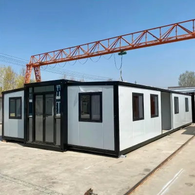 High Performance Plastic Film Packaging Dormitories Prefab Office Expandable Mobile Container House