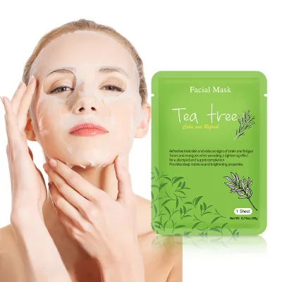 Hot Facial Mask Tighten Skin Facial Mask Korean Customsized Herbal Extract in Disposable Whitening Facial Mask