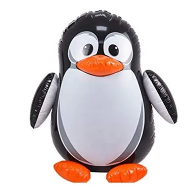 Customize Adorable Charming Animal INFLATABLE PENGUIN Toy PVC Material Halloween Thanksgiving Father's Day Christmas New Year