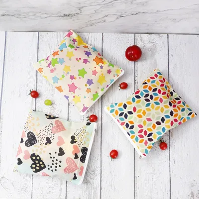 Top Seller Bee Wax Wrap Products Food Grade Sandwich Beeswax Food Bags Beeswax Bag with Zip