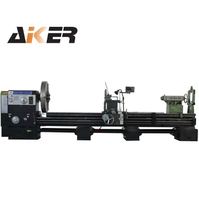 CW62100 Manual Lathe Large-diameter Heavy-duty Processing Lathe with 550mm Guide Rail 4 Stations Turret Manual Tailstock