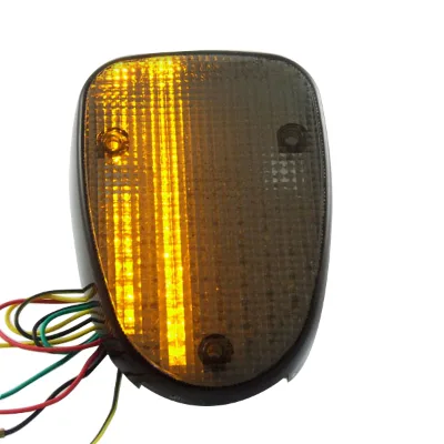 YAMAHA ROAD STAR/ROYAL STAR/V-STAR CLASSIC Motorcycle LED Rear Taillight Integrated Turn Signal DOT E-MARK Certified Model 076