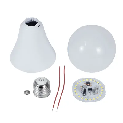 LED Bulb Factory Light 5W 7W 9W 12W 15W 18W 24W Bombillo Led Skd Led Bulb Parts Raw Material Wholesale E27 B22 LED Bulb