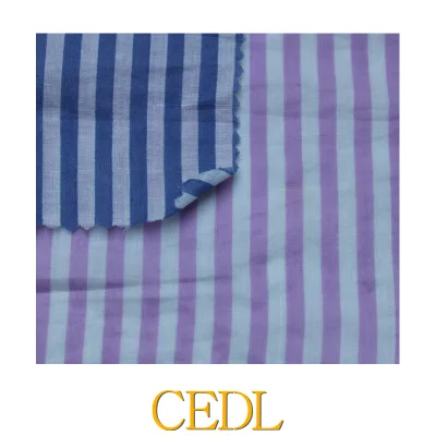 Bag Clothing Dress Shirts Blouses Scarf Socks Ramie Fabric Soft Feel 100%Pure Plain Custom Print Ramie Stripe Fabric