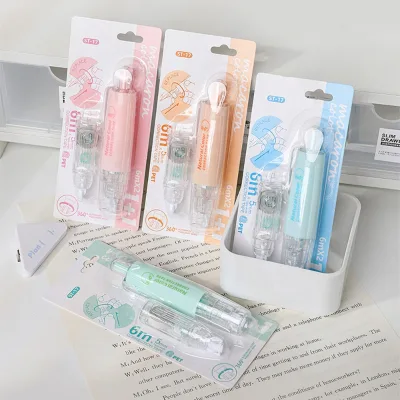 Wholesale Student Correction Tape Transparent Office and School Stationery Cheap Custom 3m Correction Belt
