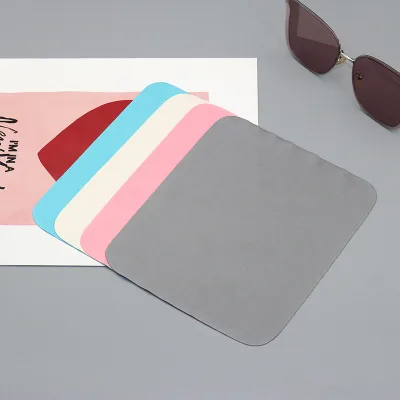 Reusable Ultra-fine Fiber Spectacle Cloth with Custom Logo Soft and Thick for Cleaning Sunglasses Lenses and Screens