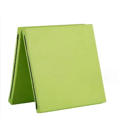 Folding Gymnastics Mat 5cm Thick PU Canvas PVC Foam Length for Dance Practice Fitness Yoga Sit-ups Somersault Training