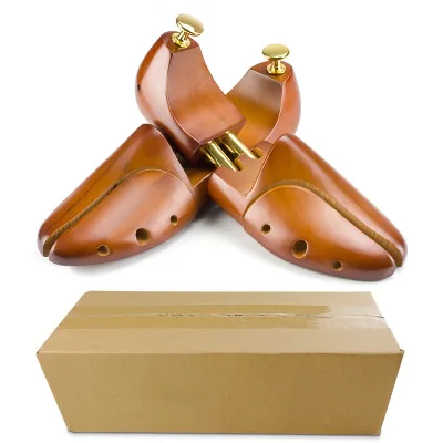 Factory Custom Adjustable Natural Wood Samak Wooden Shoe Tree Anti-wrinkle Support Shoe Stretcher