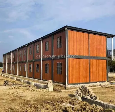 Customizable Flat Pack Container House Prefab Steel Structure for Living Office Warehouse & Hotel Custom Size with Decorations