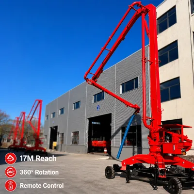 12m 13m 15m 18m Portable Hydraulic Placing Boom for Concrete Pump