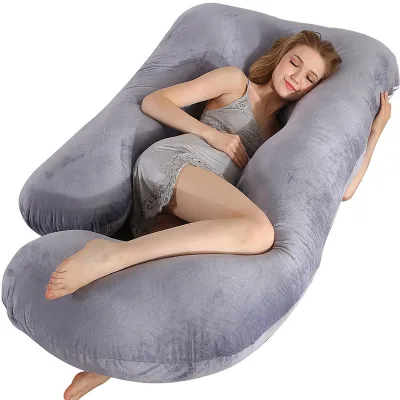 O Shape Pregnancy Friendly Pillow Machine Washable Medium Firm Maternity Pillow