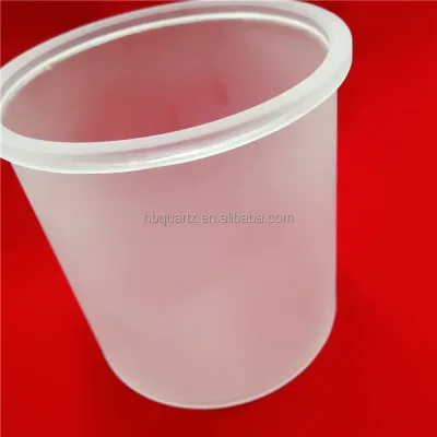 Customized Opaque Flat Bottom Cylinder Mealting Crucible for Lab test