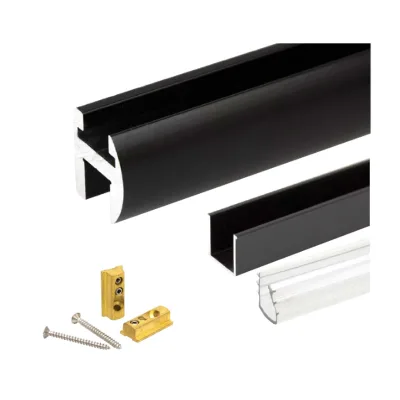 America Crl Standard Round/flat Profile Deluxe Shower Door Header Kit Custom Manufacturing Company