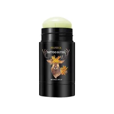 Tattoo Aftercare Butter Balm, New Tattoo Moisturizer Healing Brightener for Color Enhance, Natural Organic Tattoo Cream
