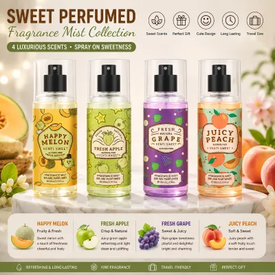 VENTI SWEET Wholesale 88ml Customization Private Label Hair Mist Alcohol Free Ladies Eco-Friendly Modern Sweet Fruit Fragrance