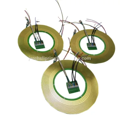 14 Circuits Pancake Slip Ring with Exquisite Design for Medical Equipment PCB Contact MINI Current slip Ring
