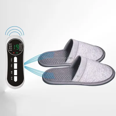 High Quality Unisex Foot Massager EMS Electric Pulse Massage Slides Slipper USB Rechargeable Multi-Level Adjustment Timing
