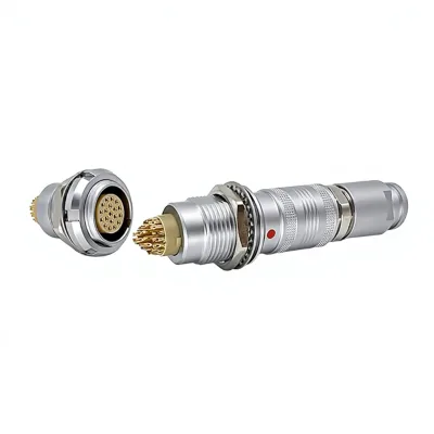 Push Pull Circular Connector M15 2B Series 2/3/4-Pin Metal IP68 -45C to +125C Self Locking Standard Package