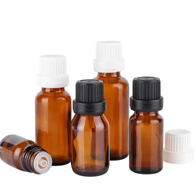 Wholesale High Quality DIN 18mm Euro Black White Tamper Evident Screw Cap Non-Refillable Essential Oil Bottle Cap