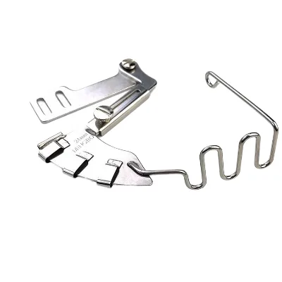Multi-Functional Presser Foot for Industrial Guide Sleeve with Inlaid Thread