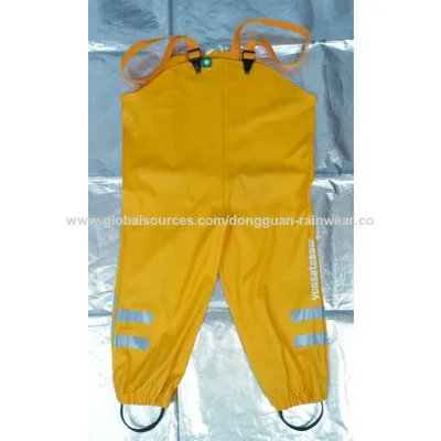 Yellow bib trousers