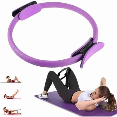 Fitness Accessories Yoga Magic Circle Pilates Ring Double Handle Magic Yoga Pilates Circle Yoga Pilates Ring