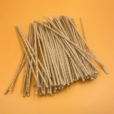 Cotton Paper Base-Free Smokeless Candle Wicks, Handmade Aromatherapy Cotton Paper Cup Candle Wicks