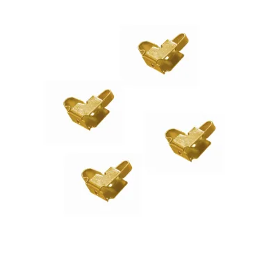 Custom Brass Stamping Finger Contact Gold Plating Earphone Part with SMT Packing High Precision Tolerance 0.01mm OEM Brand