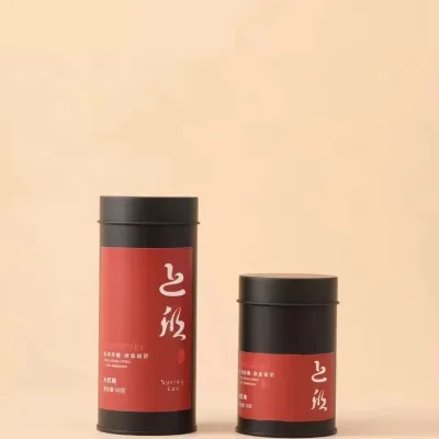 Customized Printing Eco-Friendly Airtight Round Metal Packaging Tea Tin Cans with Double Lid