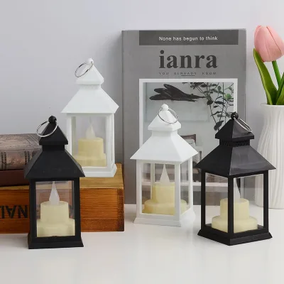 Battery Led Candle Light Portable Lanterns Decortavie Wedding Wholesale Nordic Plastic Candle Holder Lanterns