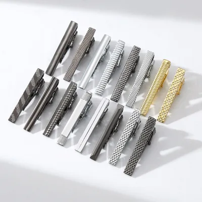 4 cm Rose Gold Unisex Short Fashion Tie Clip Silver Mirror Surface NarrRose Gold Unisex Ow Tie Special Personality Tie Clip