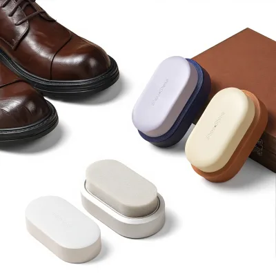 Self-designed Double-sided Sponge Shoe Polish Zhejiang Household Care Cleaning Shoes Box clear Wipe High Color Value