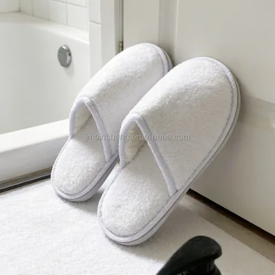 Custom Logo Personalized Washable Disposable Slippers Cotton Anti-Slip Lightweight Unisex Hard-Wearing Customer
