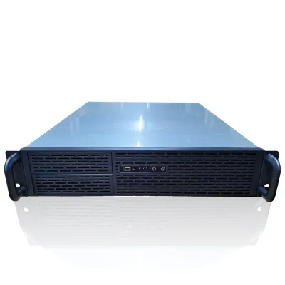 2U 550 Deep ATX Rack with 4 8CM Fans Install 6 3.5-Inch Hard Disks