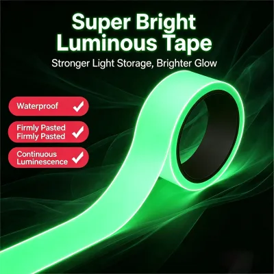 Professional Grade Eco-Friendly Glowing Tape for Hospital Hotel Corridor Exit