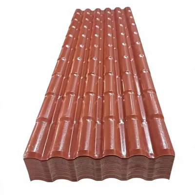 Fastory Wholesale Price Modern Synthetic Resin Tile ASA Color Coated Roof Covering Sheets for Hotel & Park Use