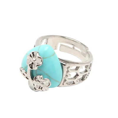 Vintage Silver Knuckle Rings for Women WesternTurquoise Rings Multiple Style Natural Gemstone Friendship Gift