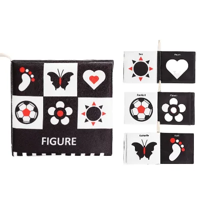 Hangable Food Shape Good Material Storage and Playing 2 in 1 Cloth Book for Baby