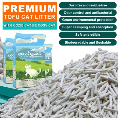 2024 New Good Water Absorption Low Dust Flushable Toilet Favorite Cat Litter for Pets 8L/2.7KG